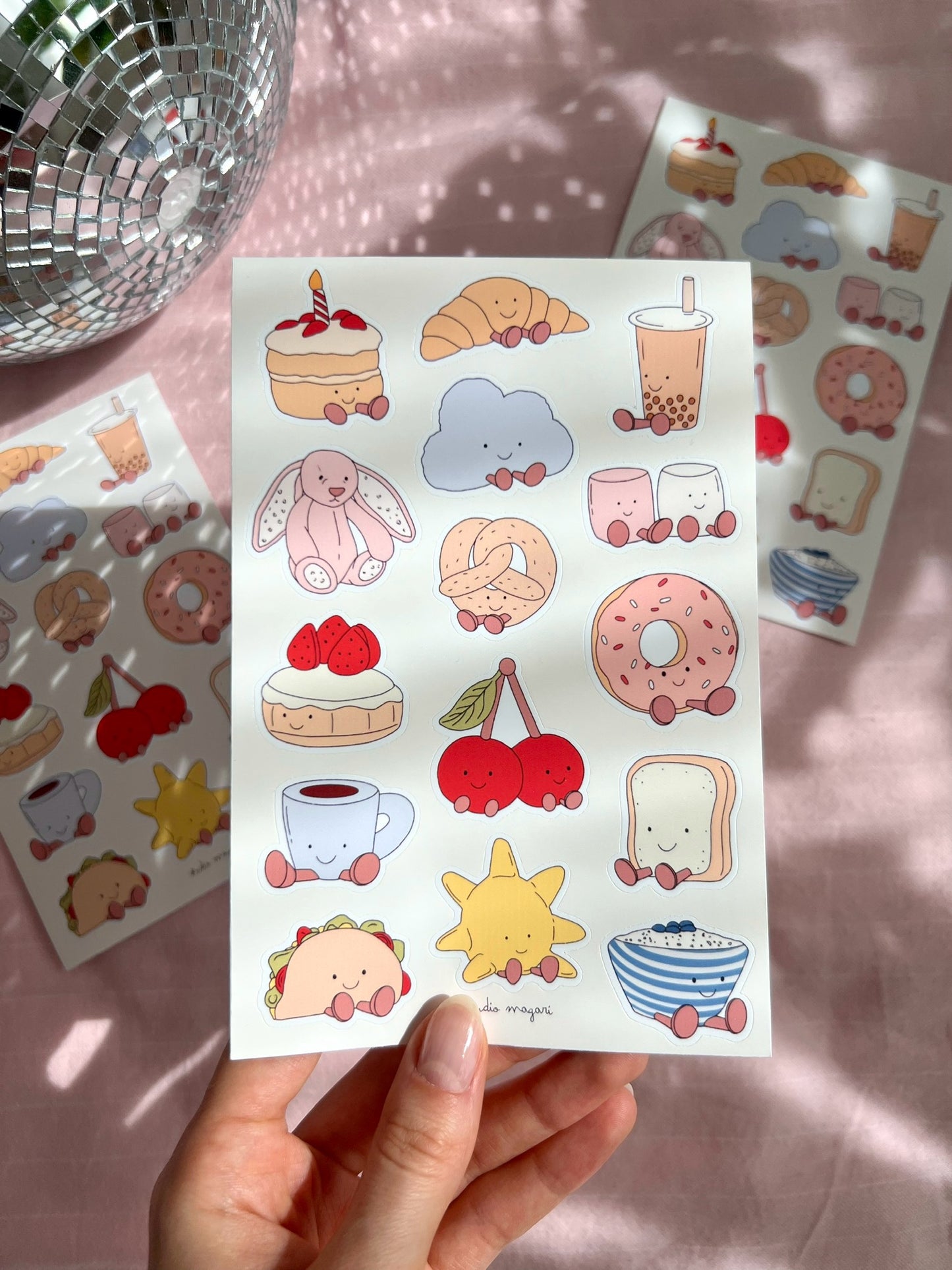 jellycat sticker sheet