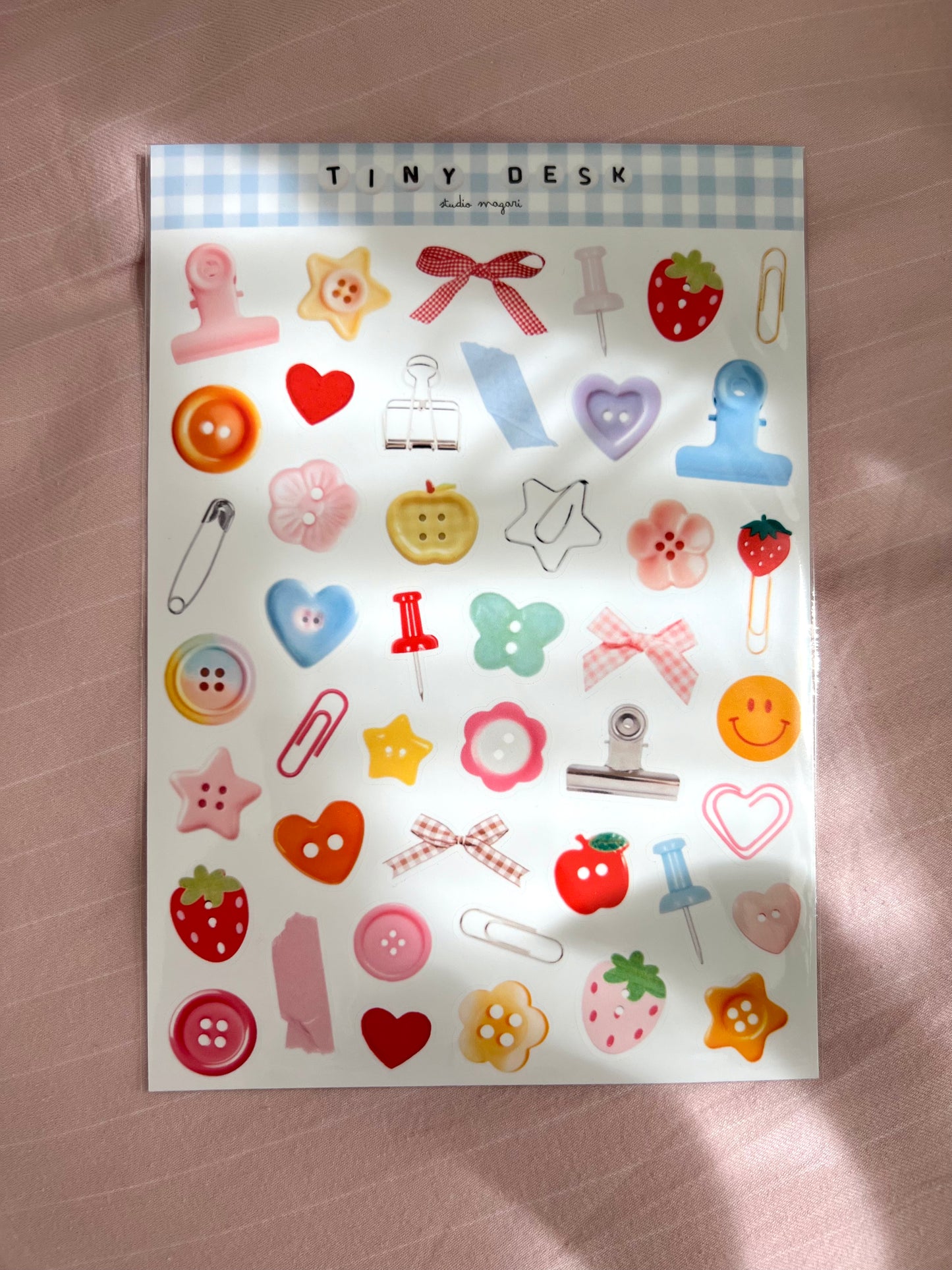 tiny desk sticker sheet