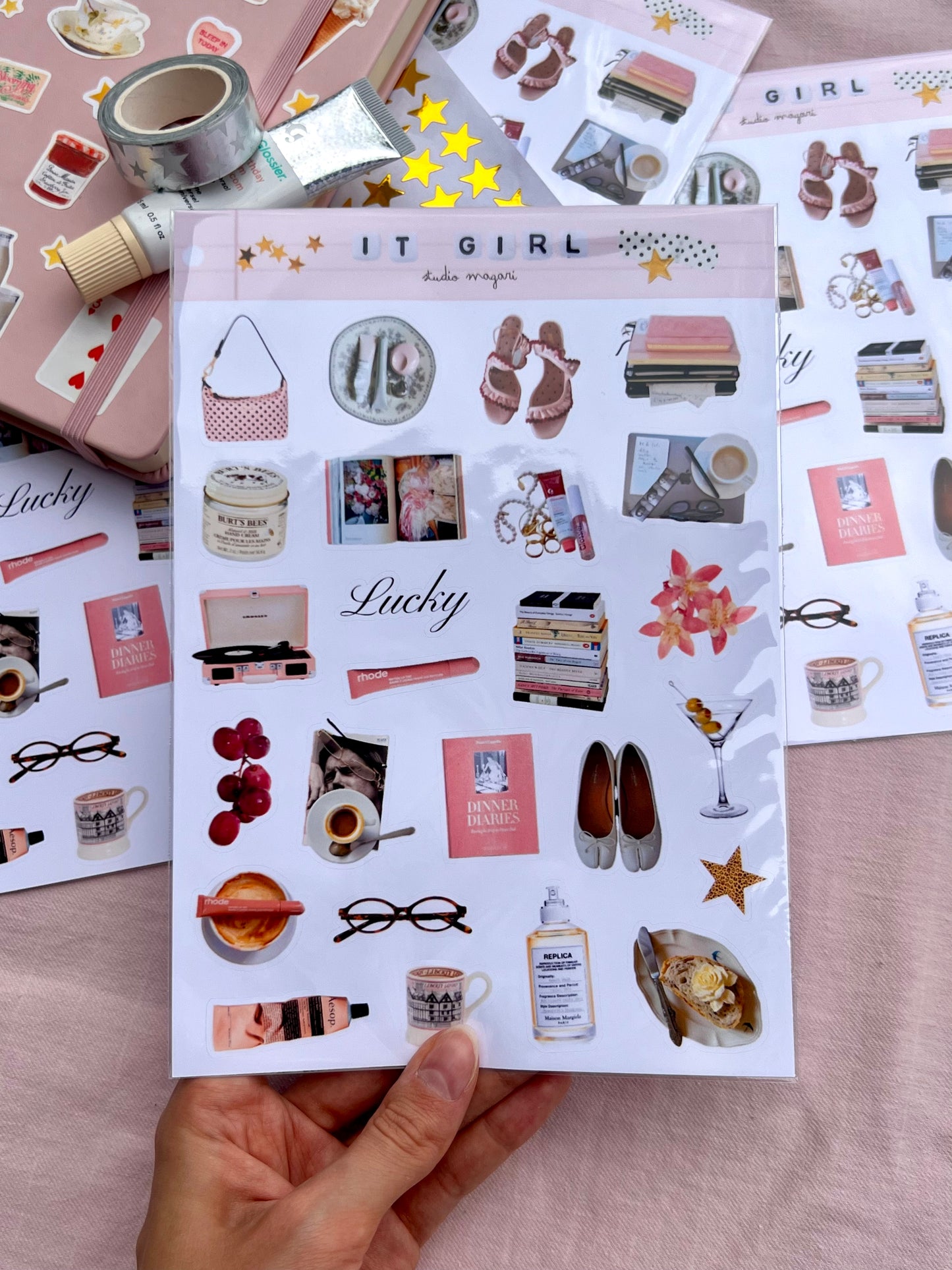 it girl sticker sheet