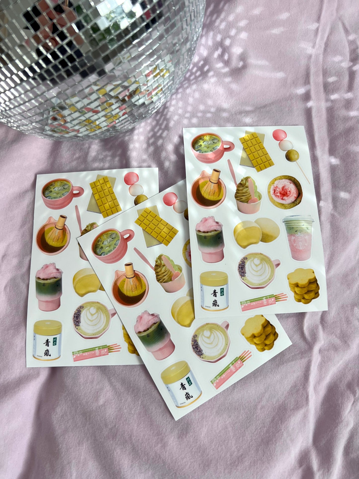 matcha sticker sheet