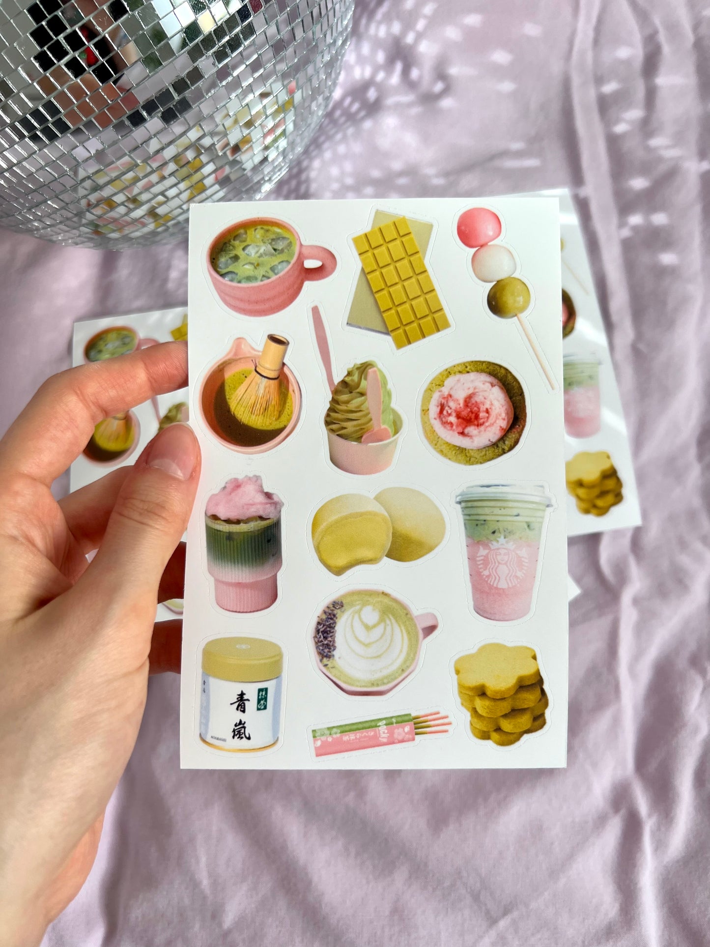 matcha sticker sheet