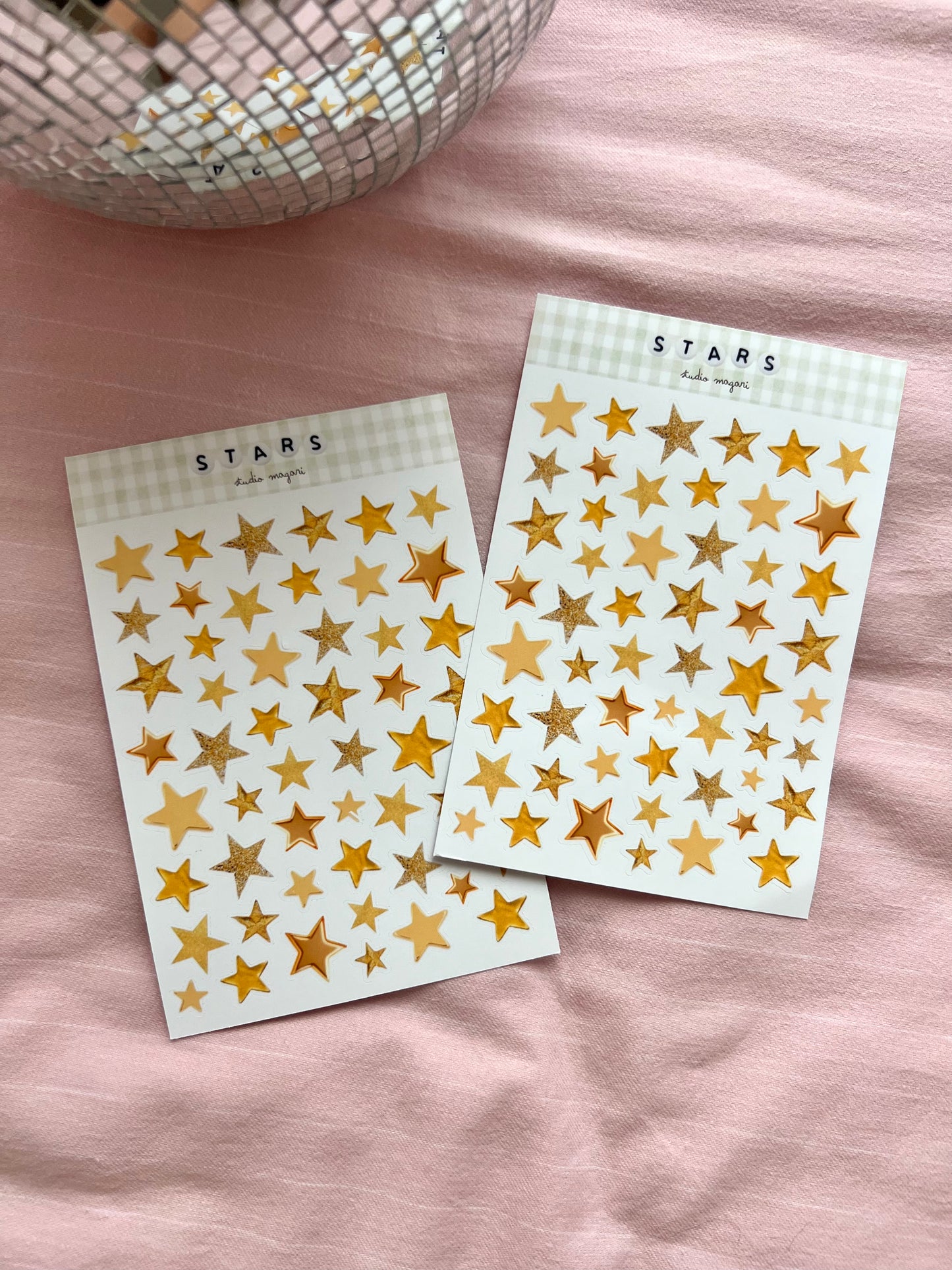 star sticker sheet