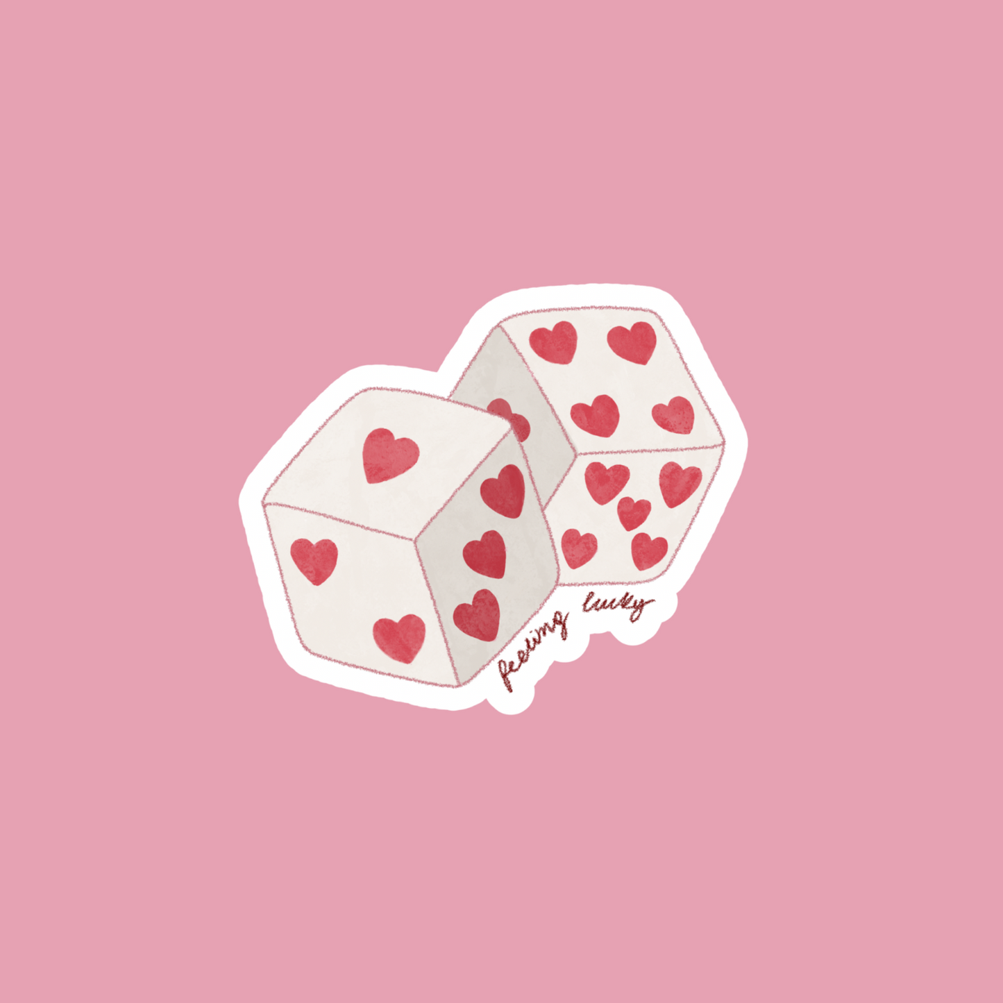 feeling lucky sticker