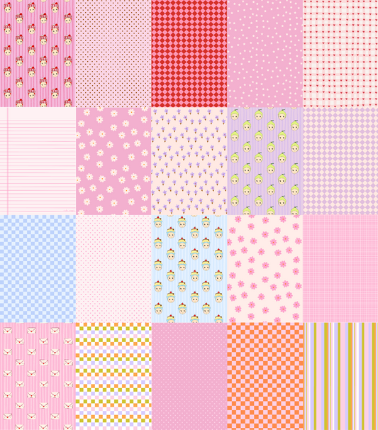 scrapbook paper 20 designs (DIGITAL)