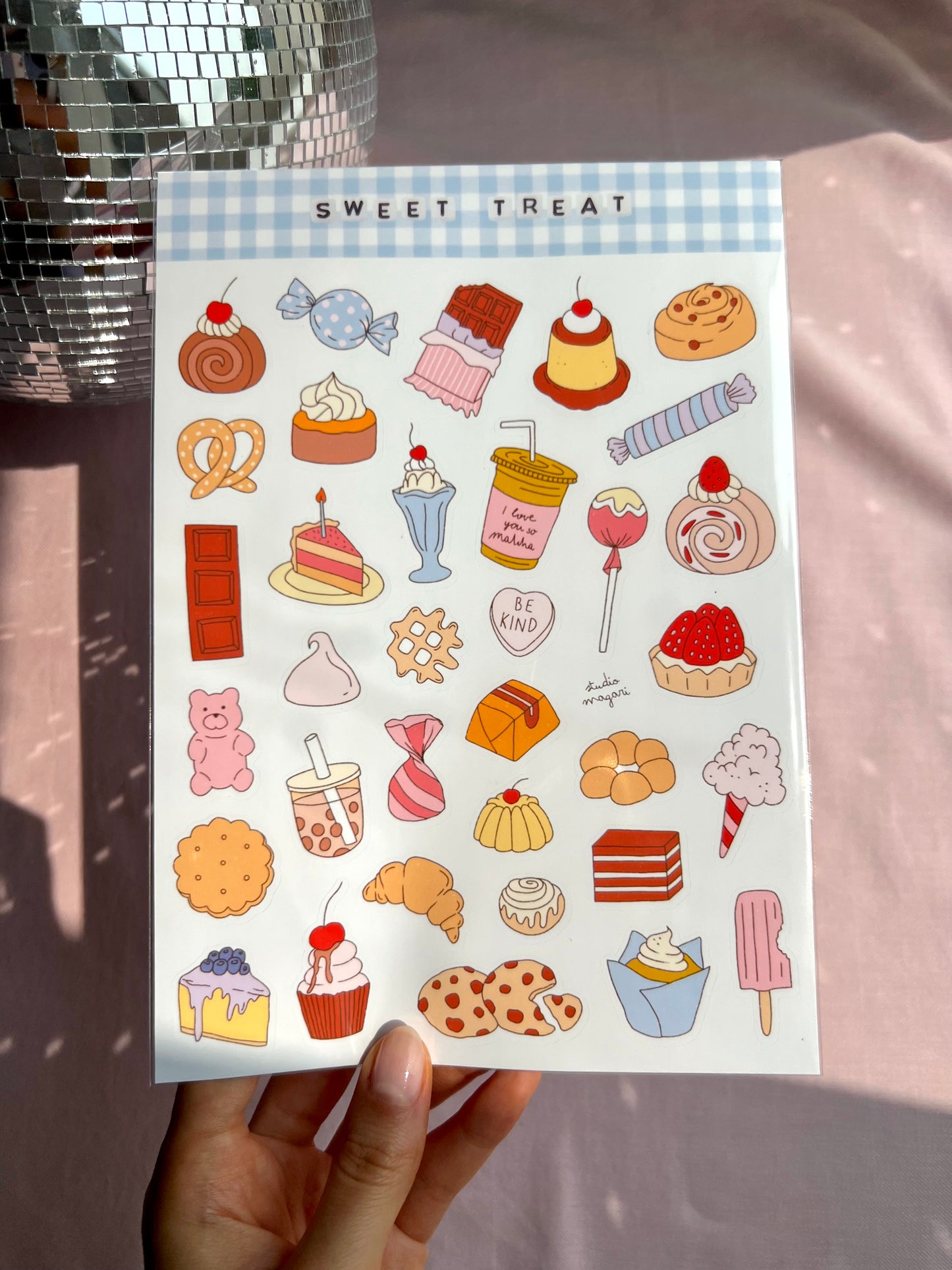 sweet treat sticker sheet