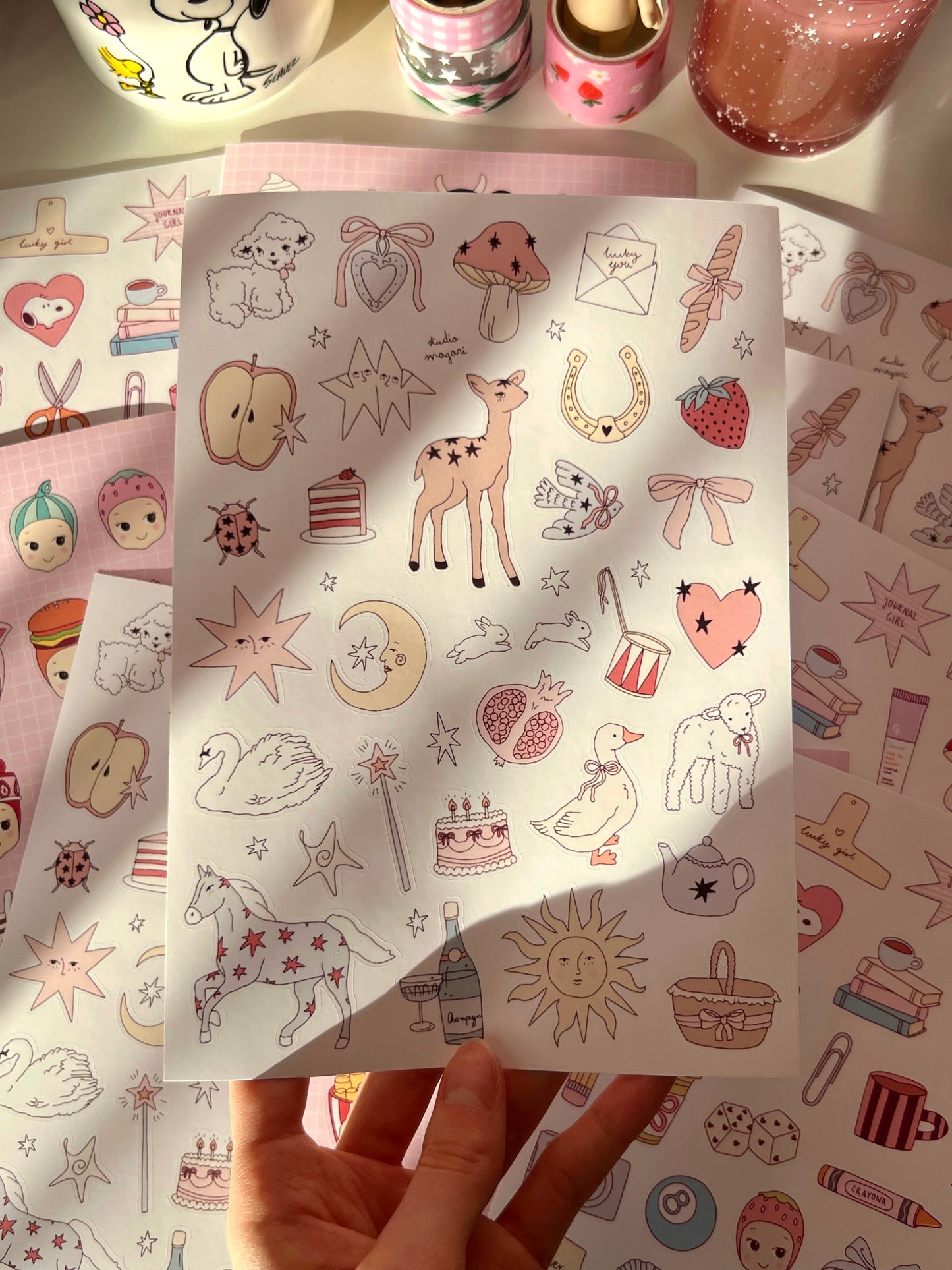 whimsy sticker sheet