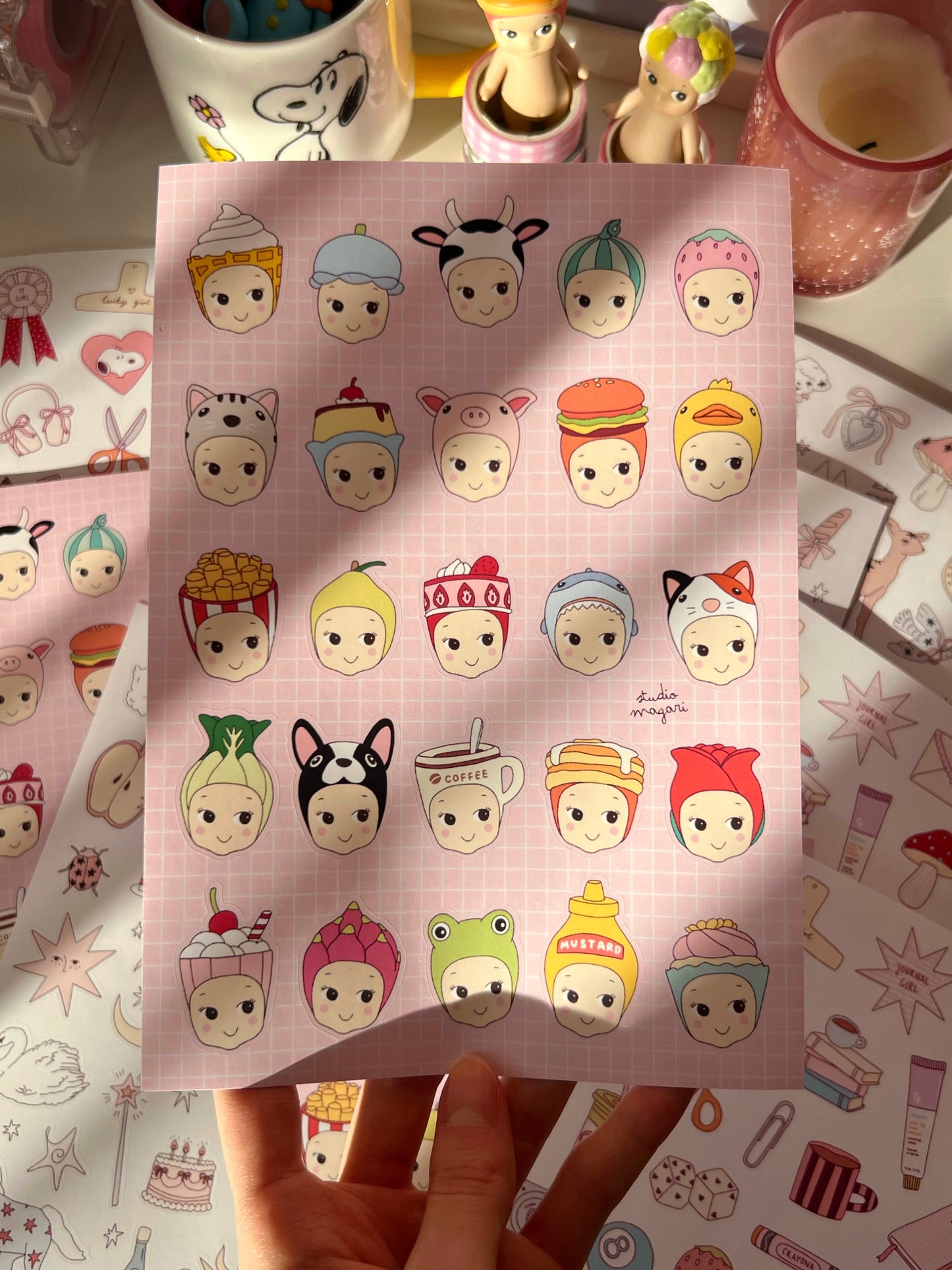 anegls sticker sheet