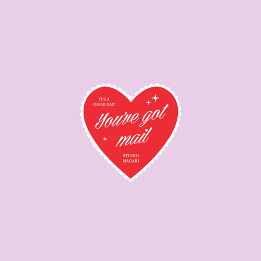 holographic you've got mail sticker
