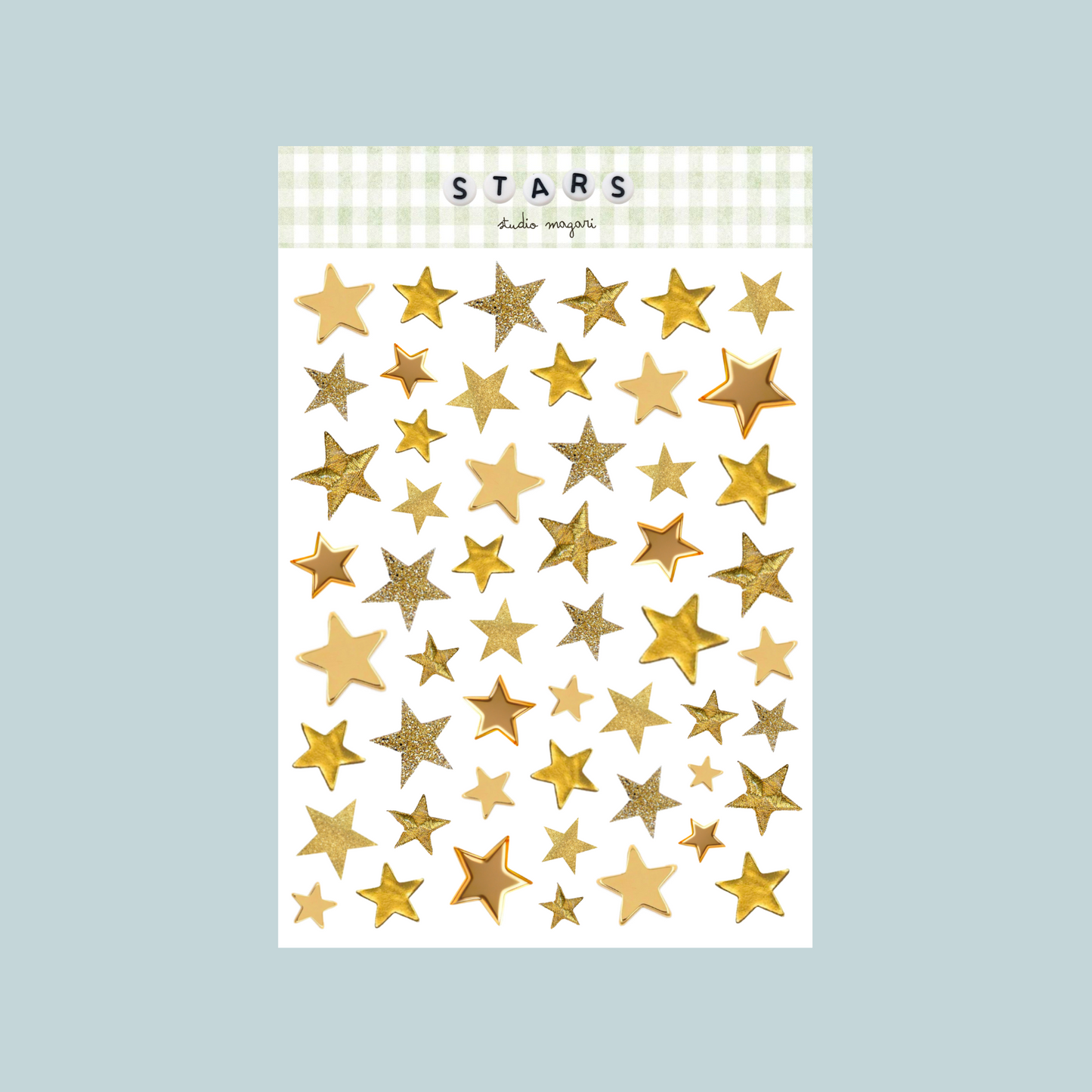star sticker sheet