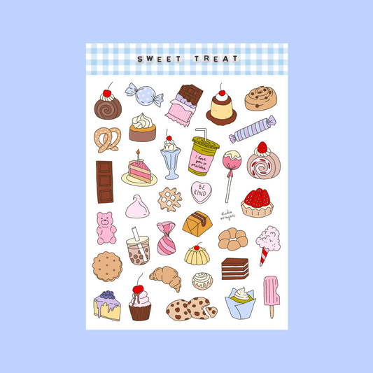 sweet treat sticker sheet