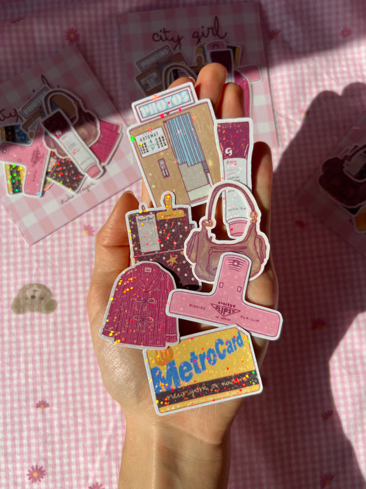 city girl sticker pack