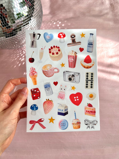 the ultimate trinket sticker sheet