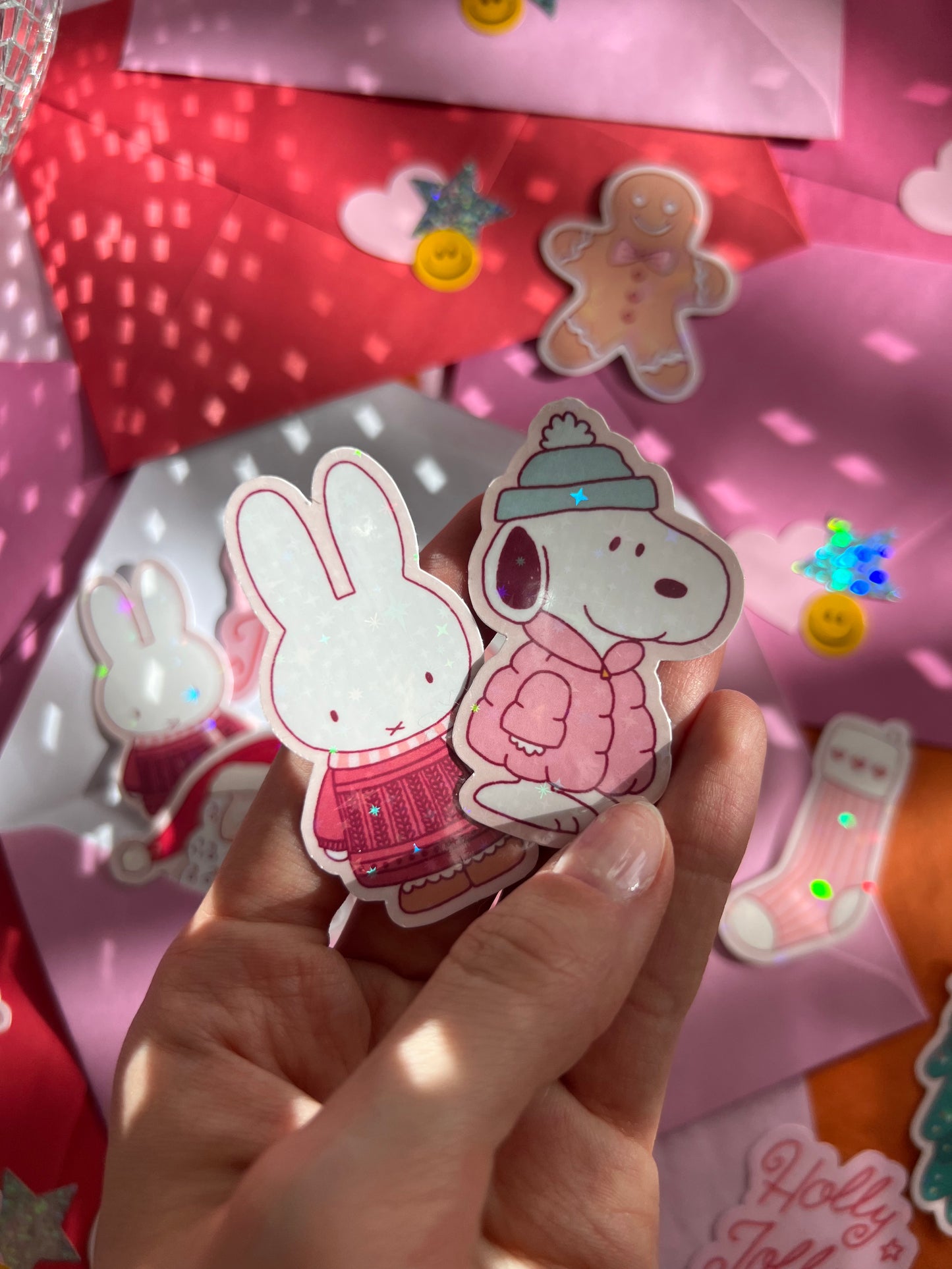 Christmas Advent Calendar - a mysterious pack of 24 holo stickers