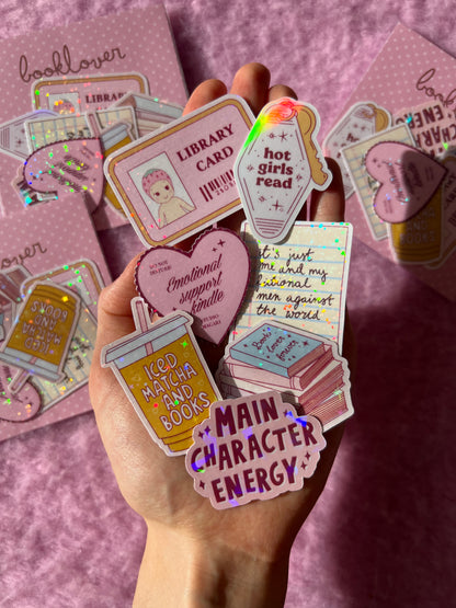 booklover sticker pack