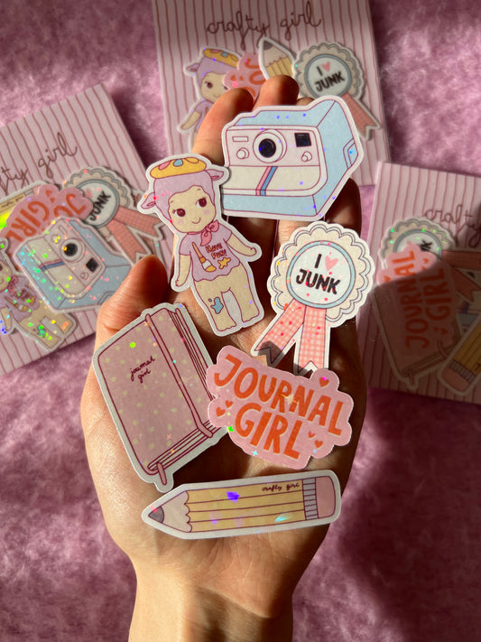 crafty girl sticker pack