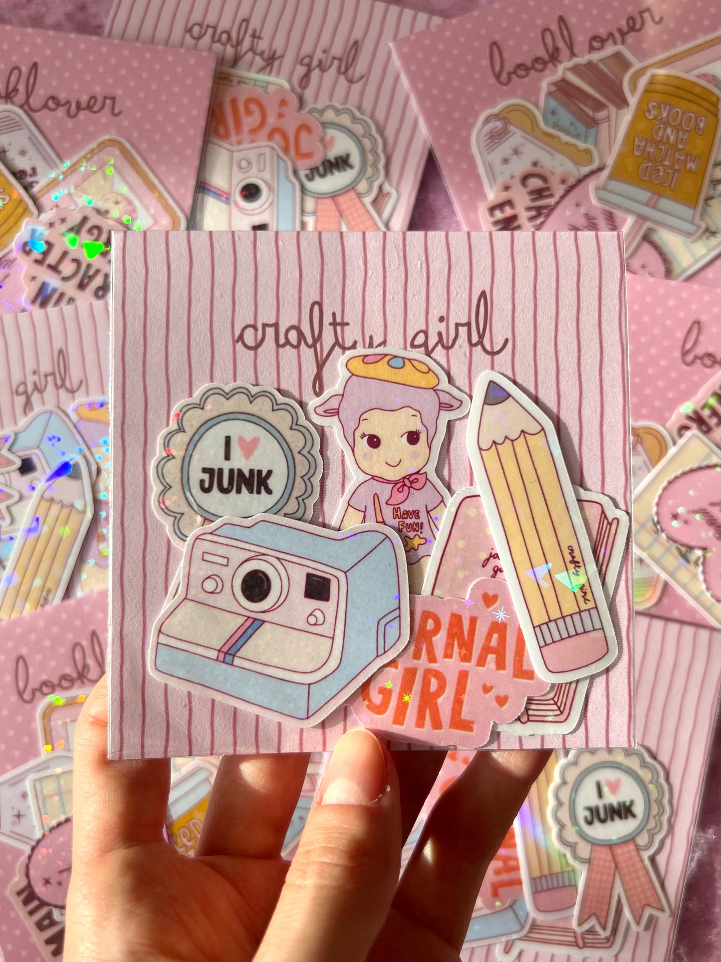 crafty girl sticker pack
