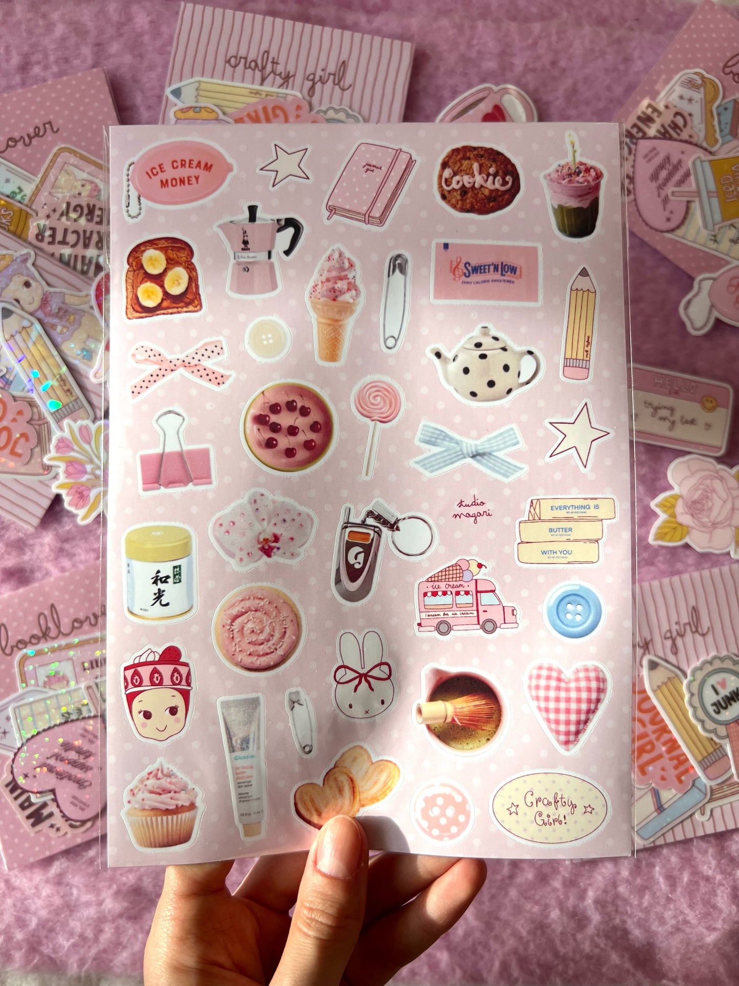 sweet nostalgia sticker sheet