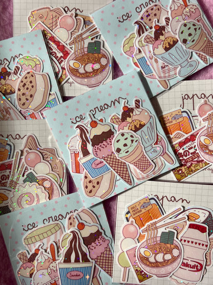 ice cream sticker pack