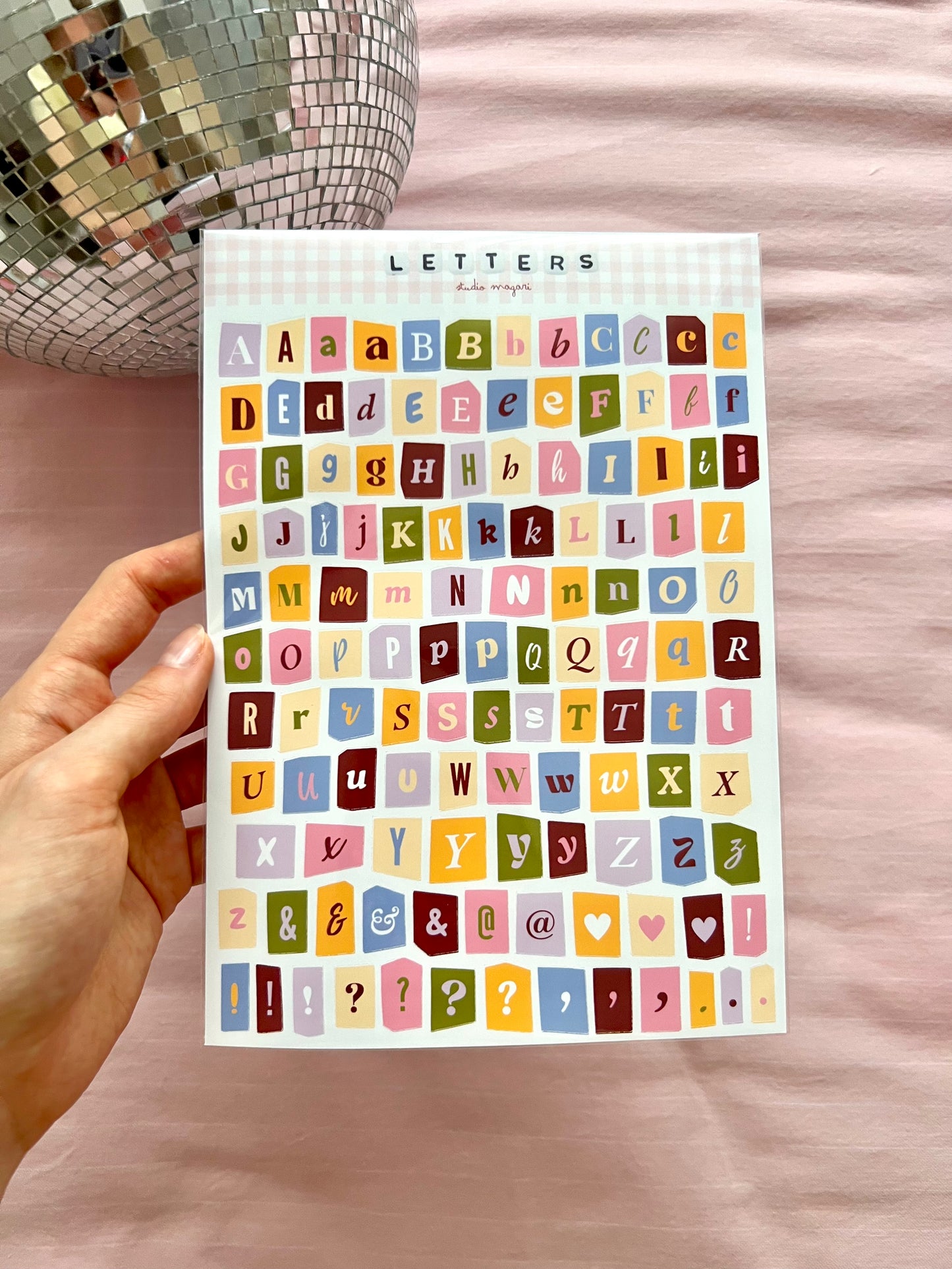 letters for scrapbooking