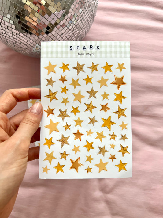 star sticker sheet