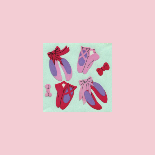 ballet shoes stickers