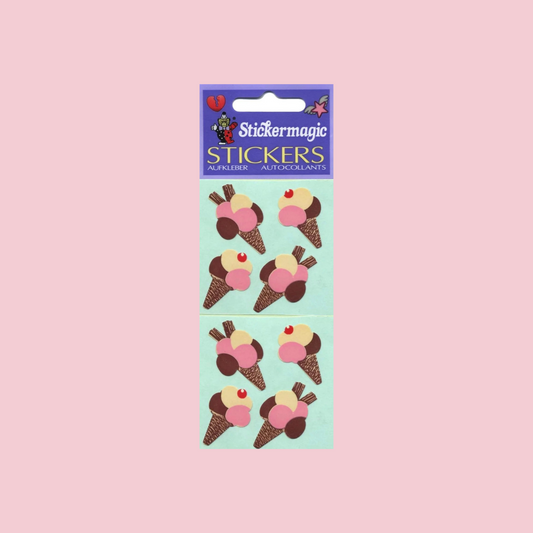 pack of ice cream stickers
