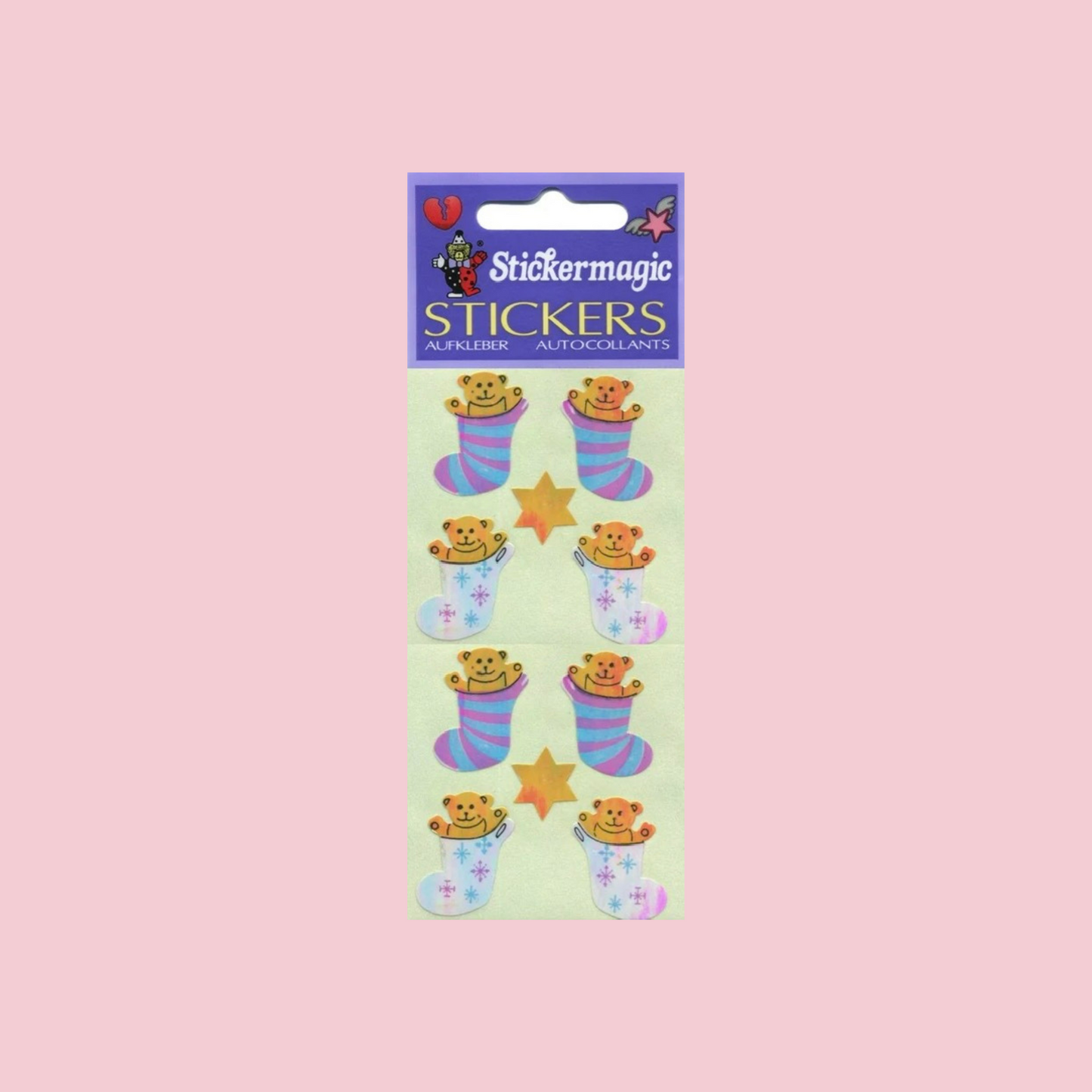 pack of pearlie bear stickers