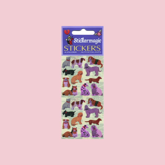 pack of pearlie dog stickers