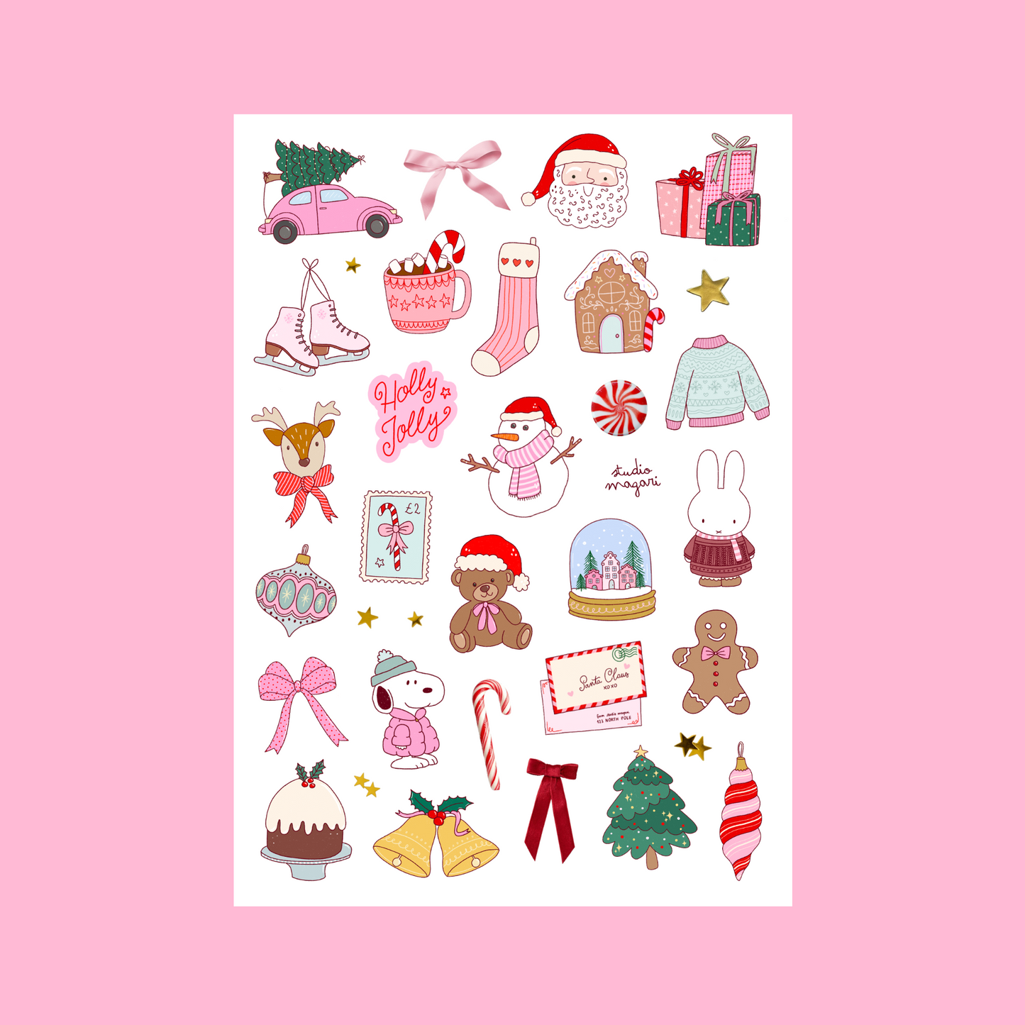 winter wonderland sticker sheet (DIGITAL)