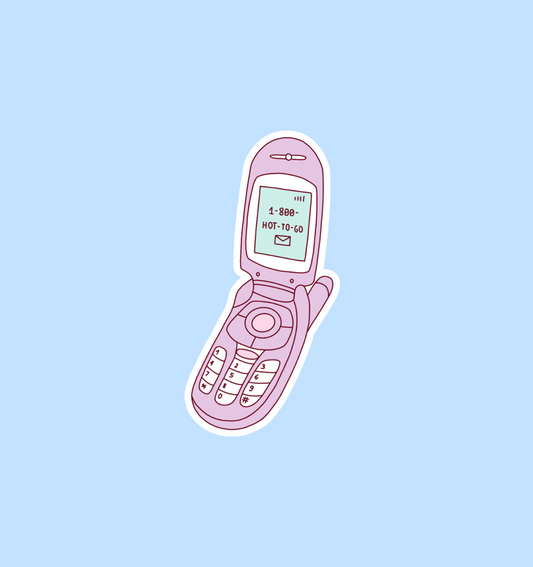 holographic phone sticker