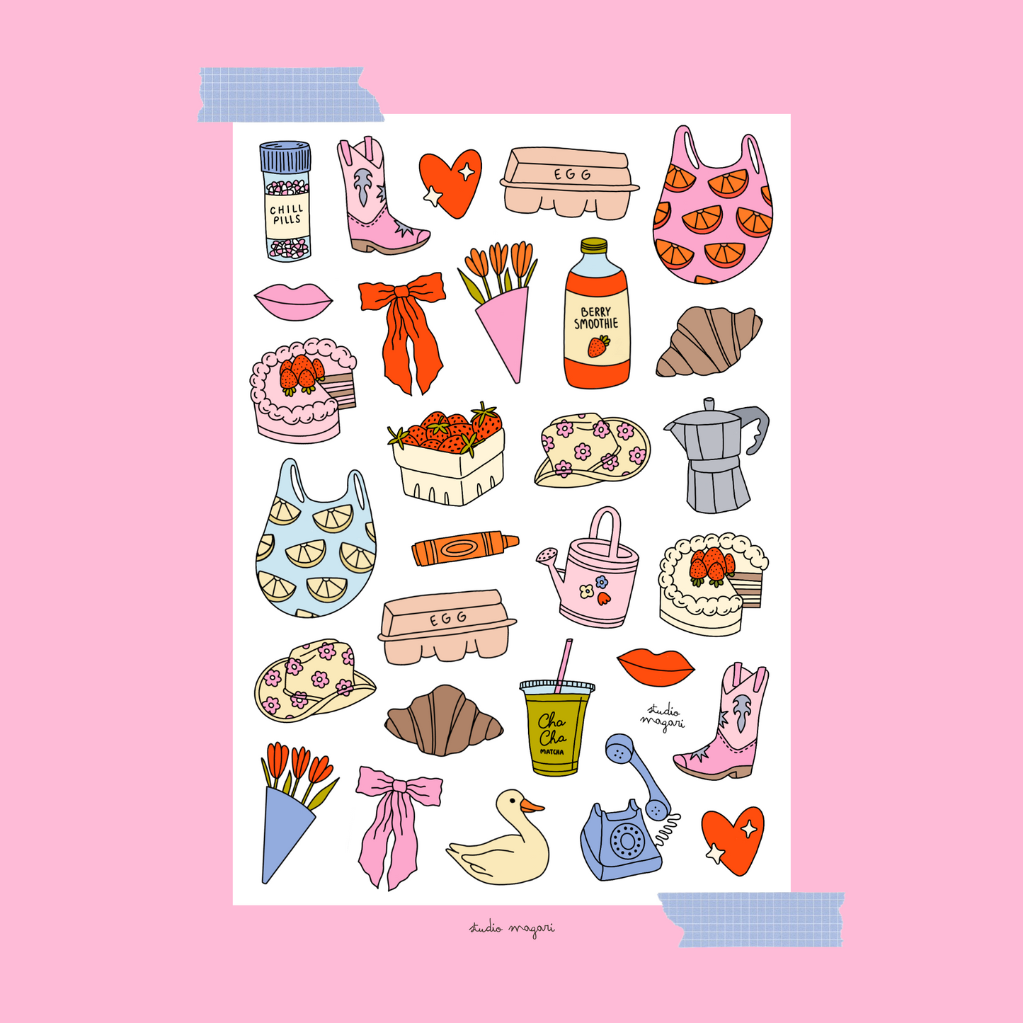 spring sticker sheet (DIGITAL)