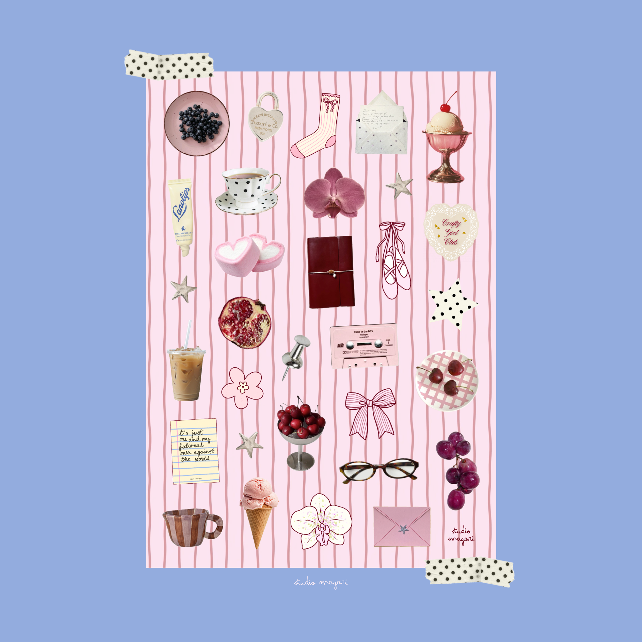 sweet pink sticker sheet (DIGITAL) – studio magari