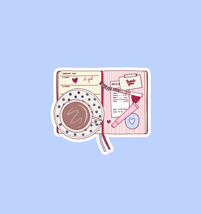 holographic journal sticker