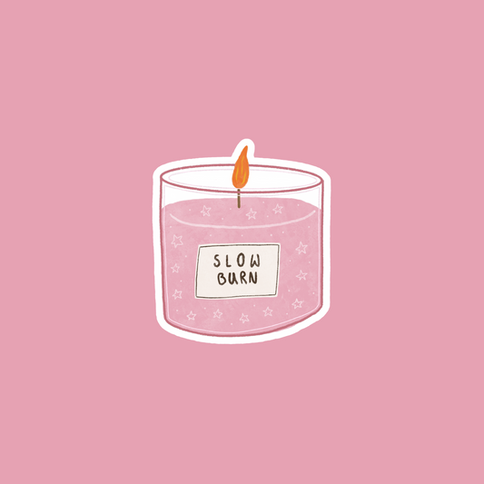 slow burn sticker