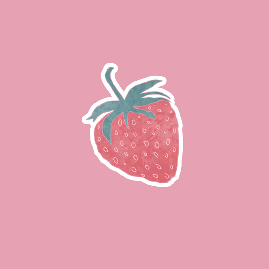 strawberry sticker